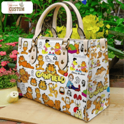 garfield handbag,garfield leather bag,garfield disney handbag,cute disney bag,disney crossbody bag,garfield leather hand