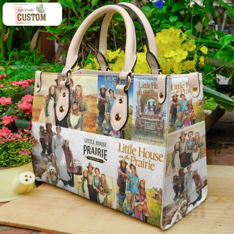 Little House On The Prairie Leather Bag, Little House On The Prairie Handbag, TV shows Leather Bag, Woman Handbag, Leather Bag, Shopping Bag 1.jpg