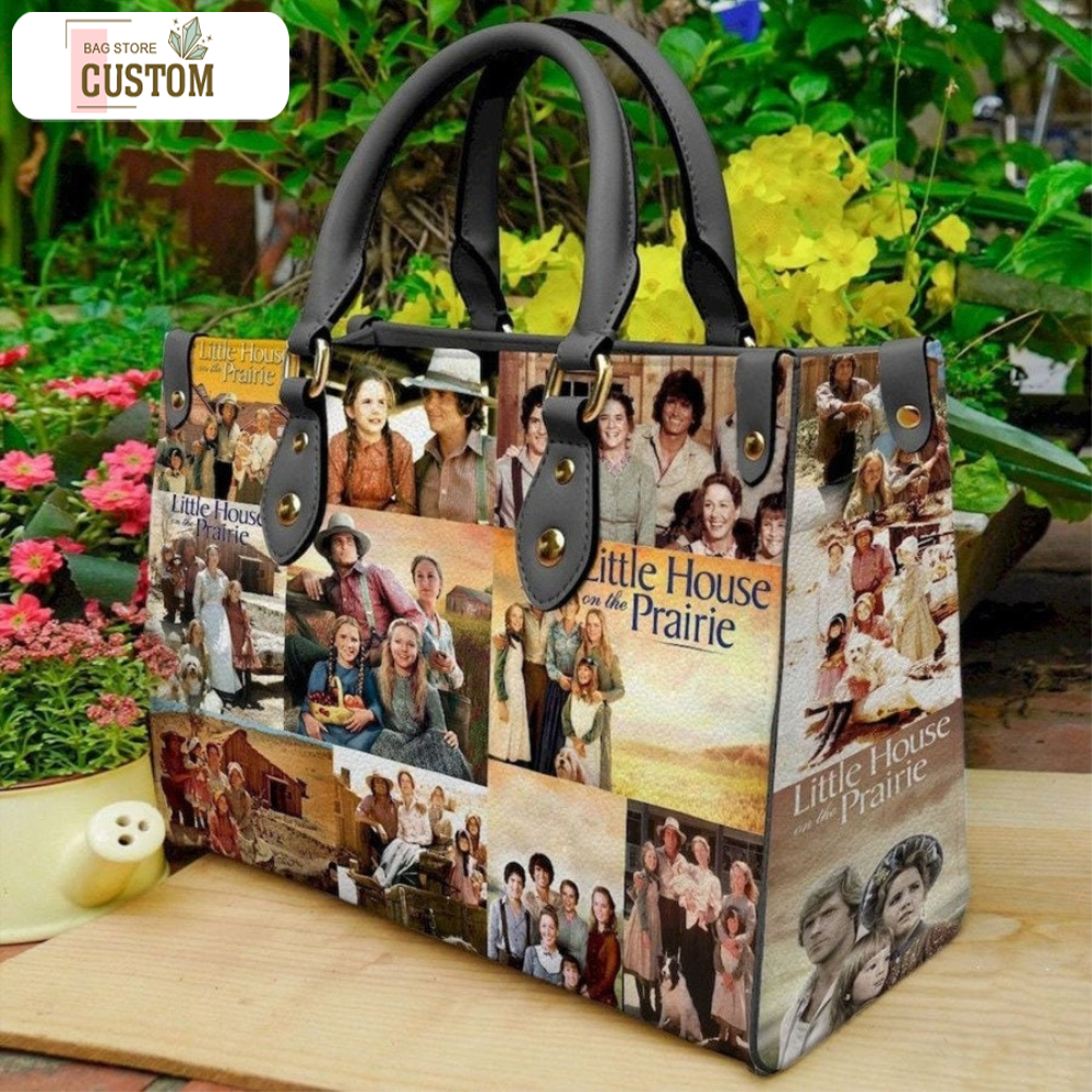 Little House On The Prairie Leather Bag, Little House On The Prairie Handbag, TV shows Leather Bag, Woman Handbag, Leather Bag, Shopping Bag.jpg