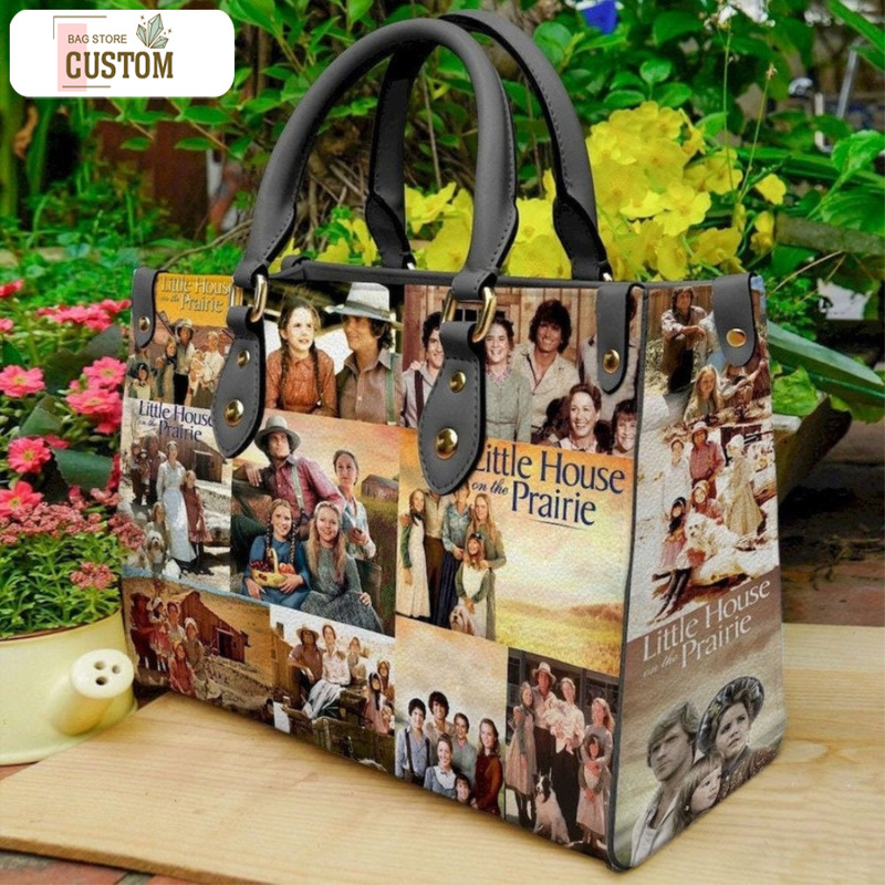 Little House On The Prairie Leather Bag, Little House On The Prairie Handbag, TV shows Leather Bag, Woman Handbag, Leather Bag, Shopping Bag.jpg