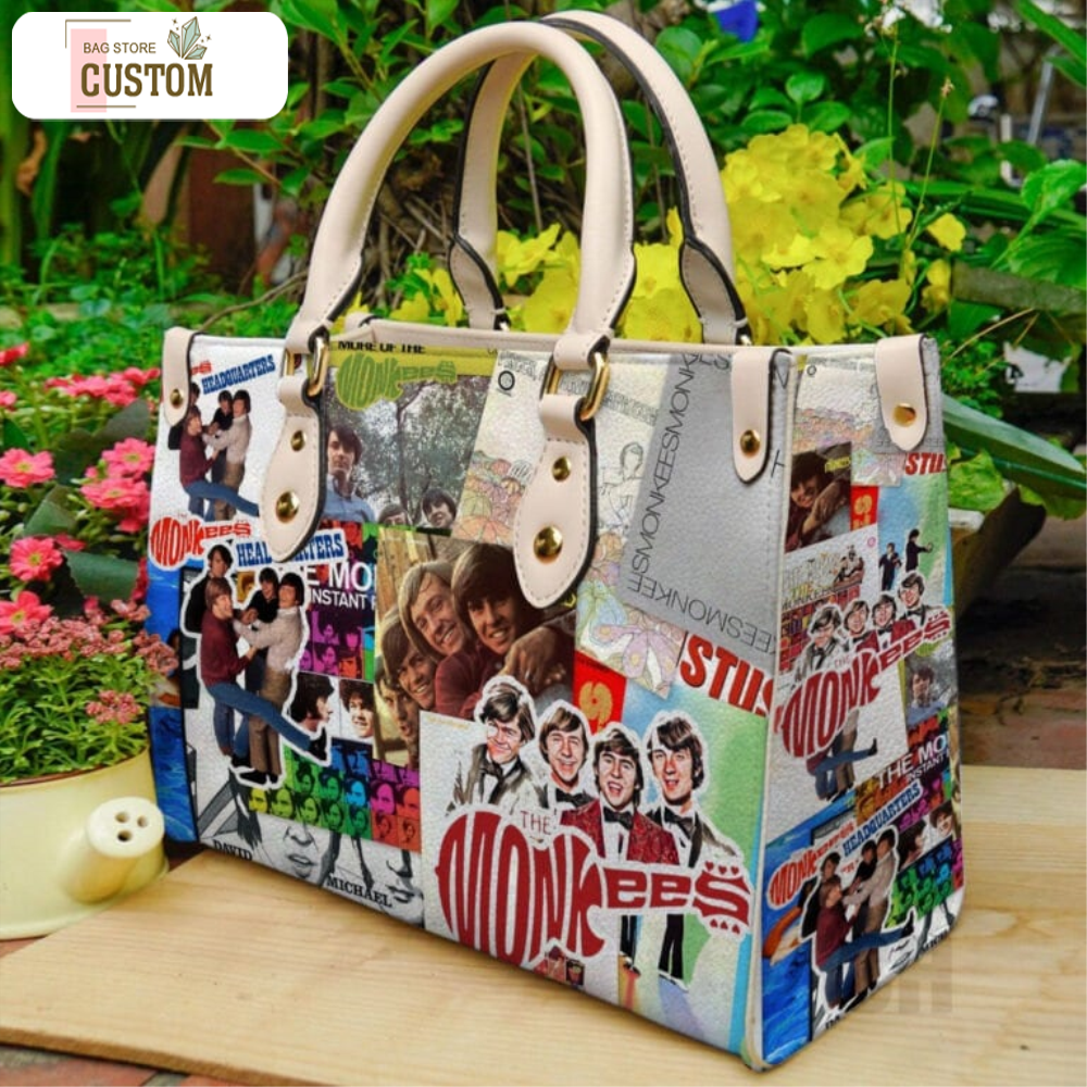 THE monkees Leather Bag,THE monkees Handbag,Music Leather Bag,Singer leather bag,Woman Handbag,Music HandBag,Shopping Bag,signature bag.jpg