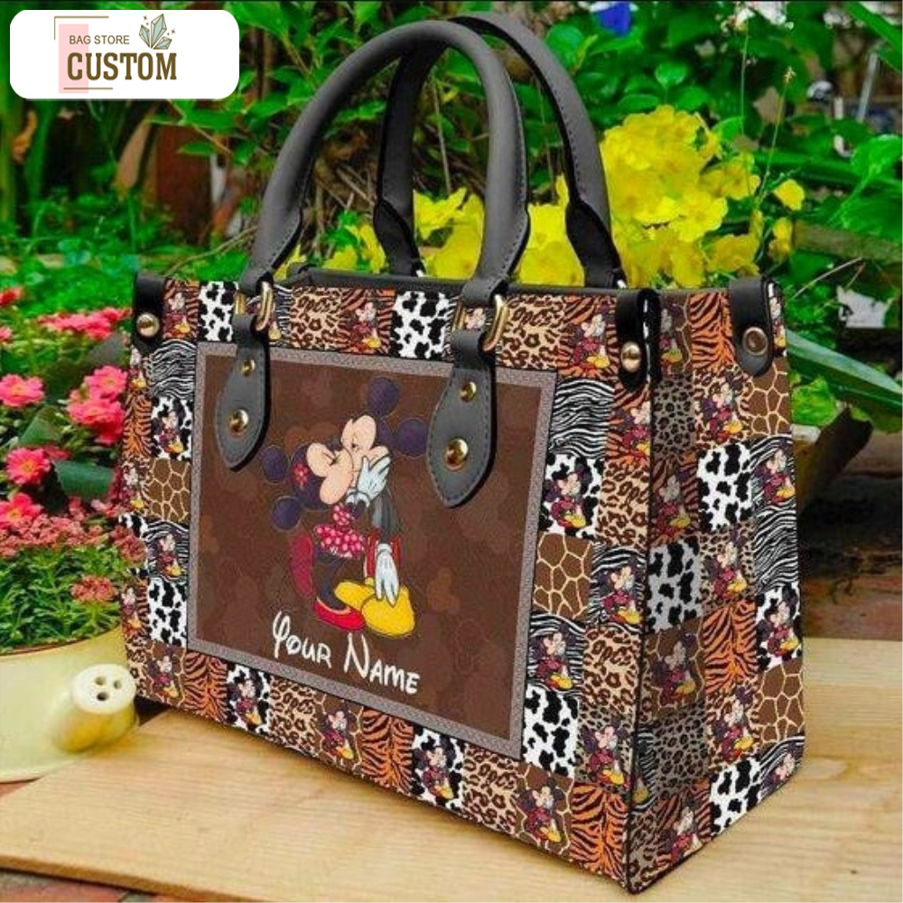 Vintage Mickey Leather HandBag,Mickey Handbag,Love Disney,Disney Handbag,Travel handbag,Teacher Handbag,Handmade Bag,Custom Bag,Vintage Bags 11.jpg