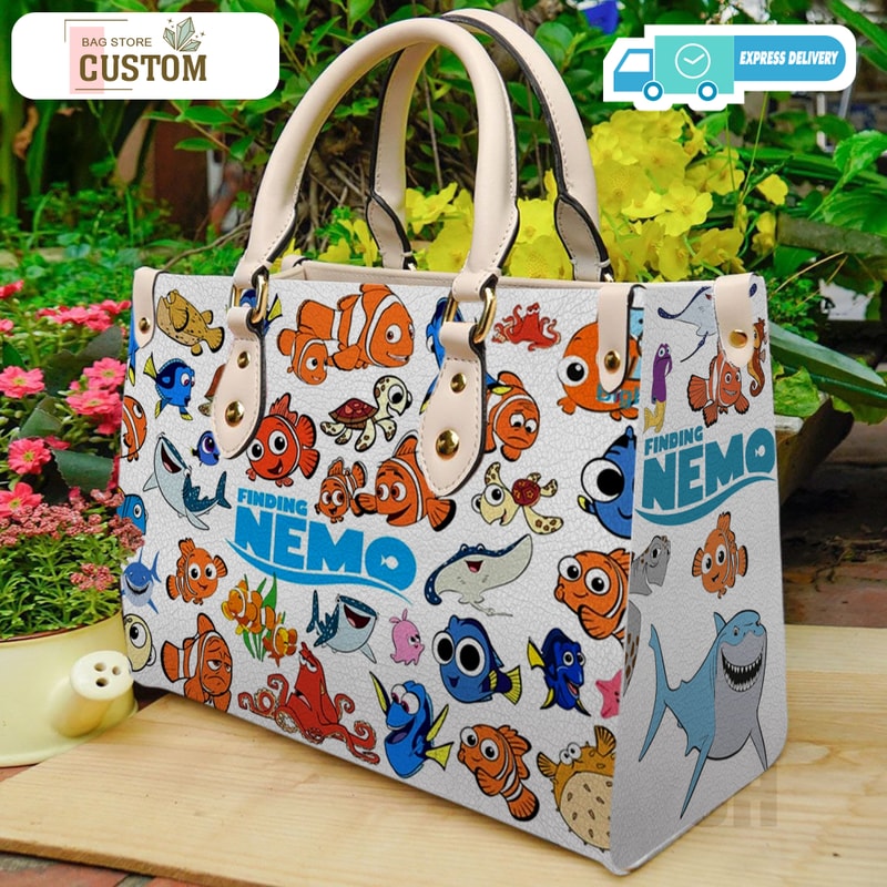 Finding Nemo bag and handbag, Finding Neno shoulder bag, Finding Neno sweatshirt, Finding Neno gifts for women.jpg