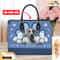 Great Dane Dog Leather Handbag for Women, Gift for Her With Custom Name, Shoulder Tote Bag 5.jpg