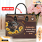 Rottweiler Dog Leather Handbag for Women, Gift for Her With Custom Name, Shoulder Tote Bag 2.jpg