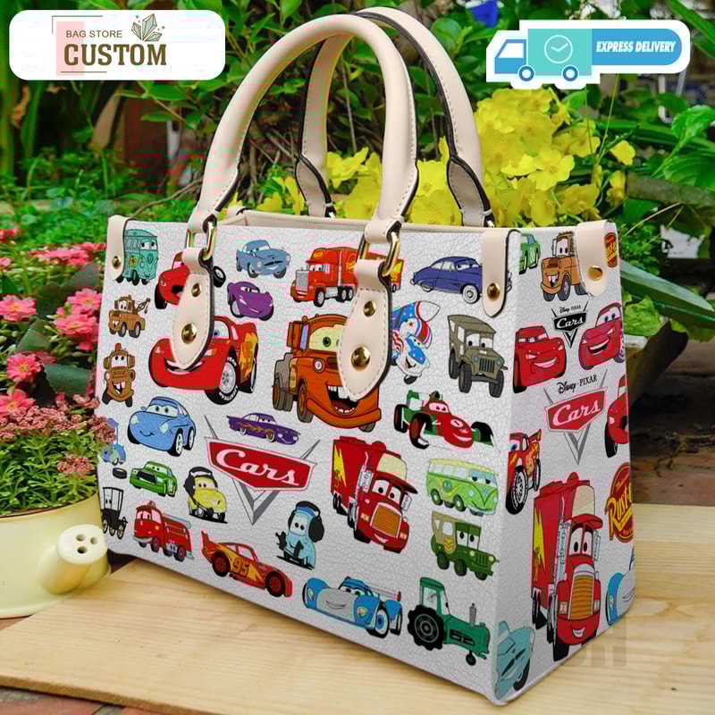 Vintage Disney Cars Bag, Disney Car Pixar shirt gift, Disney cars bag and handbag.jpg