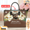 Yorkshire Terrier Dog Leather Bag For Women, Gift for Her With Custom Name, Dog Lover Gift For Her, Christmas Gift.jpg