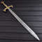 THE KNIGHTS TEMPLAR Crusader Sword Custom Handmade Damascus Steel 7