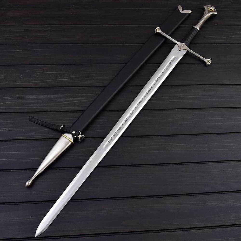 THE NARSIL SWORD Sword Of Anduril Custom Handmade Stainless 440c Steel Sword Replica Lords Of The Rings 0