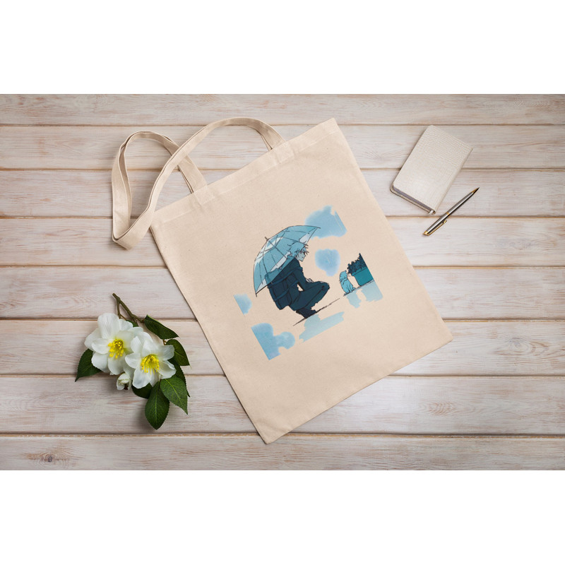 Jujutsu Kaisen - Gojo Satoru JJK Eco Tote Bag Reusable Cotton Canvas Tote Bag Sustainable Bag.jpg