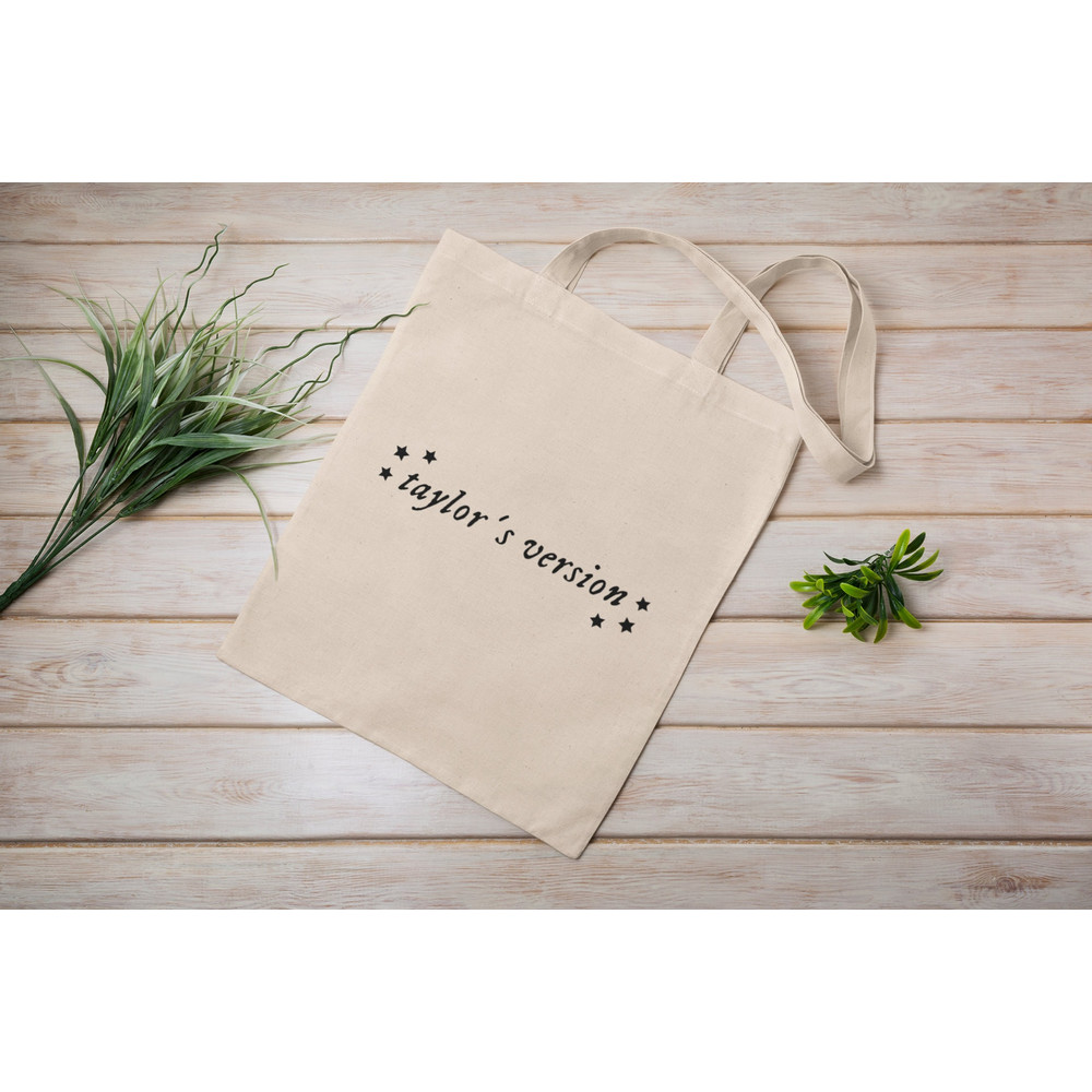 Taylor's' Version  Eco Tote Bag  Reusable  Cotton Canvas Tote Bag  Sustainable Bag  Perfect Gift  Eras Tour Merch 1.jpg