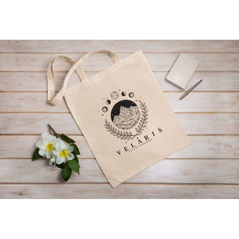 Velaris Tote Bag Velaris City Of Starlight Tote Bag Cotton Canvas Tote Bag Sustainable Bag Tote Bag Perfect Gift City of Starlight 7.jpg