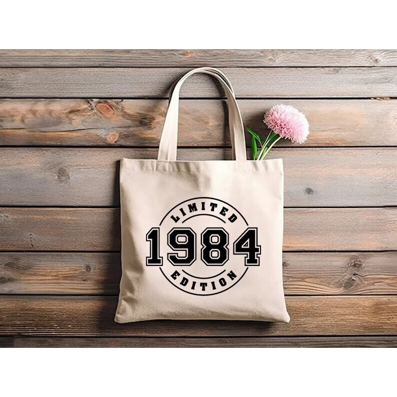 Limited Edition 1984 Bag, Birthday Tote Bag, Birthday Theme Shoulder Bag, Born In 1984, 39th Birthday Gift Ideas, Birthday Party Canvas Bag.jpg