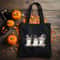Little Witchy Ghosts Canvas Bag, Halloween Tote Bag For Kids, Cute Shoulder Bag, Trick or Treat, Kids Halloween Accessories, Spooky Season.jpg