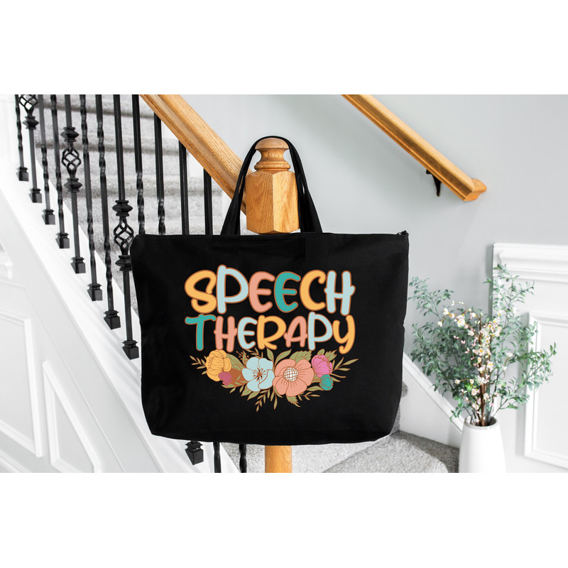 Speech Therapy Tote Bag, Speech Pathology Bag Christmas Gift,Back to School Gifts for Speech Therapist, Speech Therapy Gift for SLP Bag.jpg