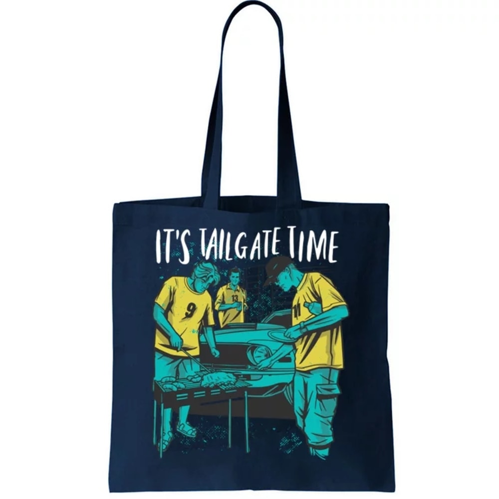 It's Tailgate Time Tote Bag.jpg
