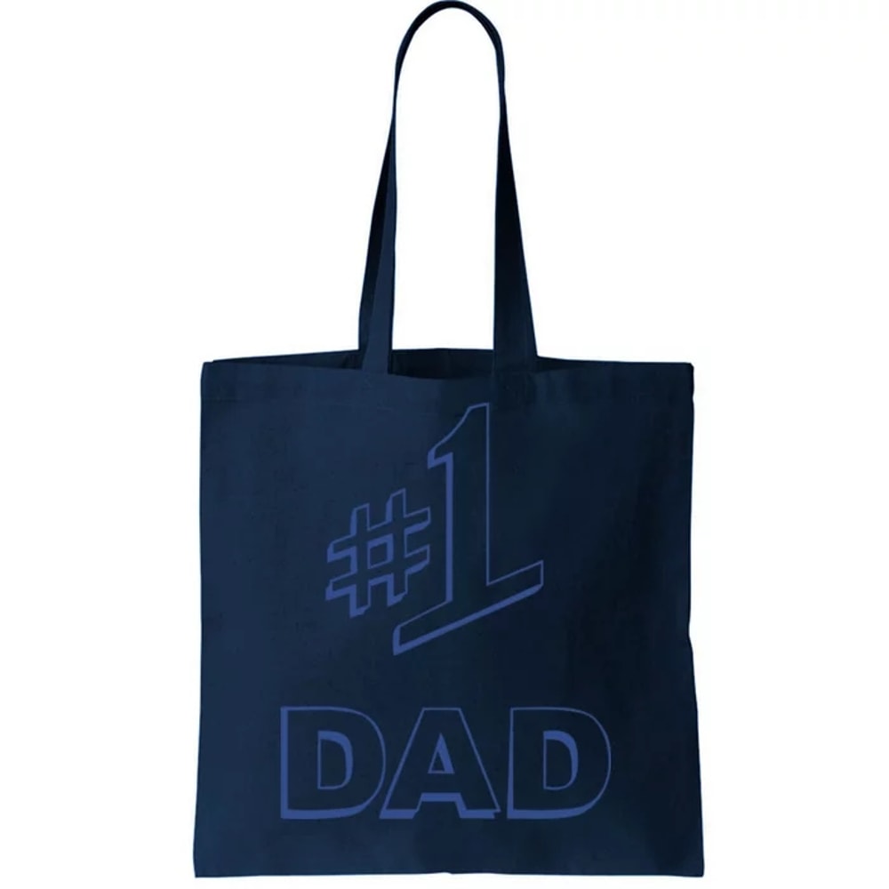 1 Dad Number One Logo Tote Bag.jpg