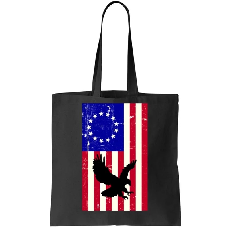 Betsy Ross 4th Of July American Flag Tote Bag.jpg