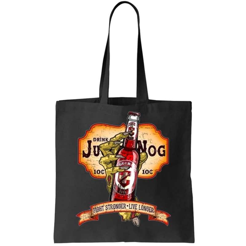 Drink JuggerNog Soda Zombies Tote Bag.jpg