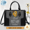 Blessed Are Those Who Spoil And Pamper Cross And Sunflower Personalized Leather Bag.jpg