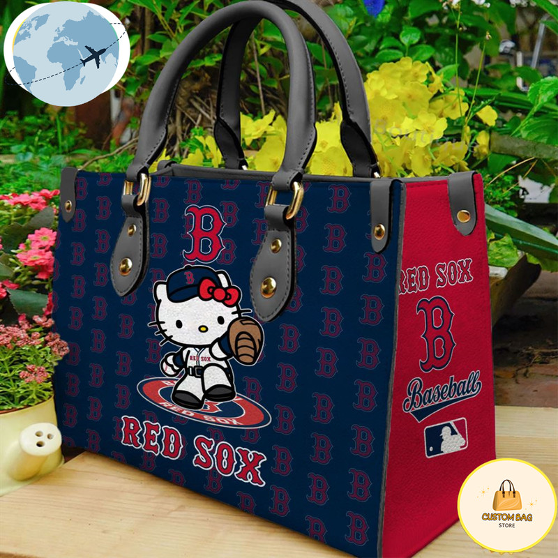 Boston Red Sox Kitty Women Leather Hand Bag.jpg