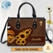 Butterfly And Sunflower Personalized Leather Bag.jpg