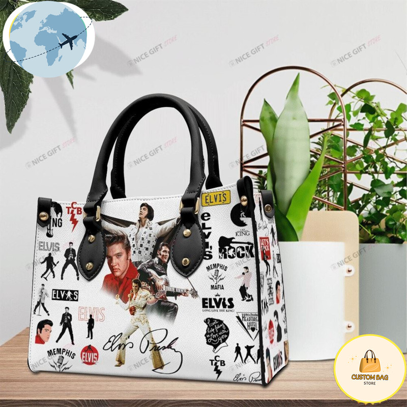 Elvis Presley  Lag Vegas Women 3D Leather Handbag.jpg