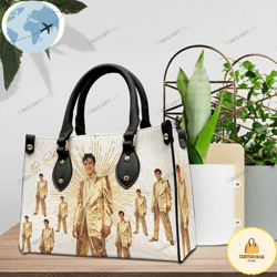 elvis presley king rock 3d leather handbag, custom bag, sport bag