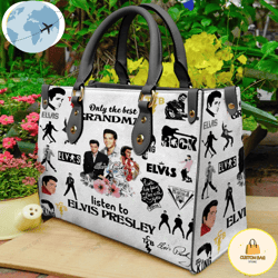 elvis presley women 3d leather handbag, custom bag, sport bag