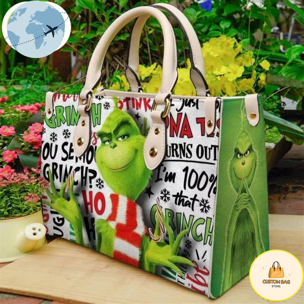 Grinch Christmas Leather Bag Grinch Bags.jpg