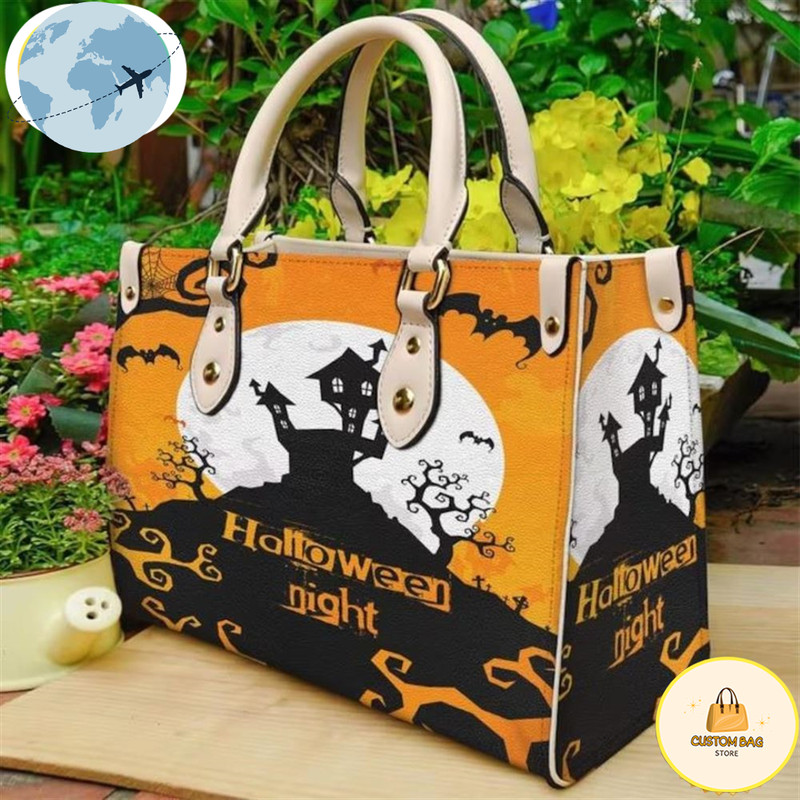 Halloween Night Halloween Leather handBag.jpg