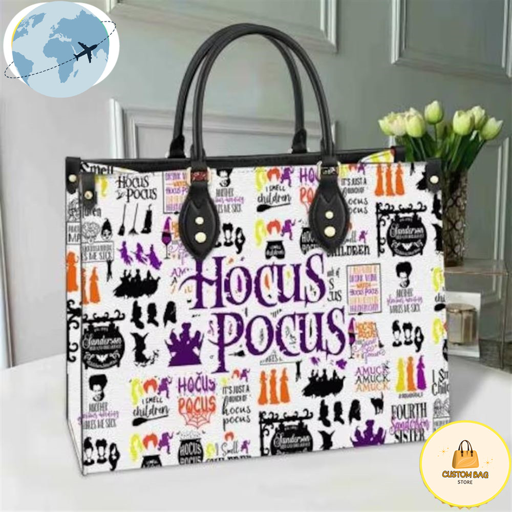 Hocus Pocus Halloween Horror Leather Bag.jpg