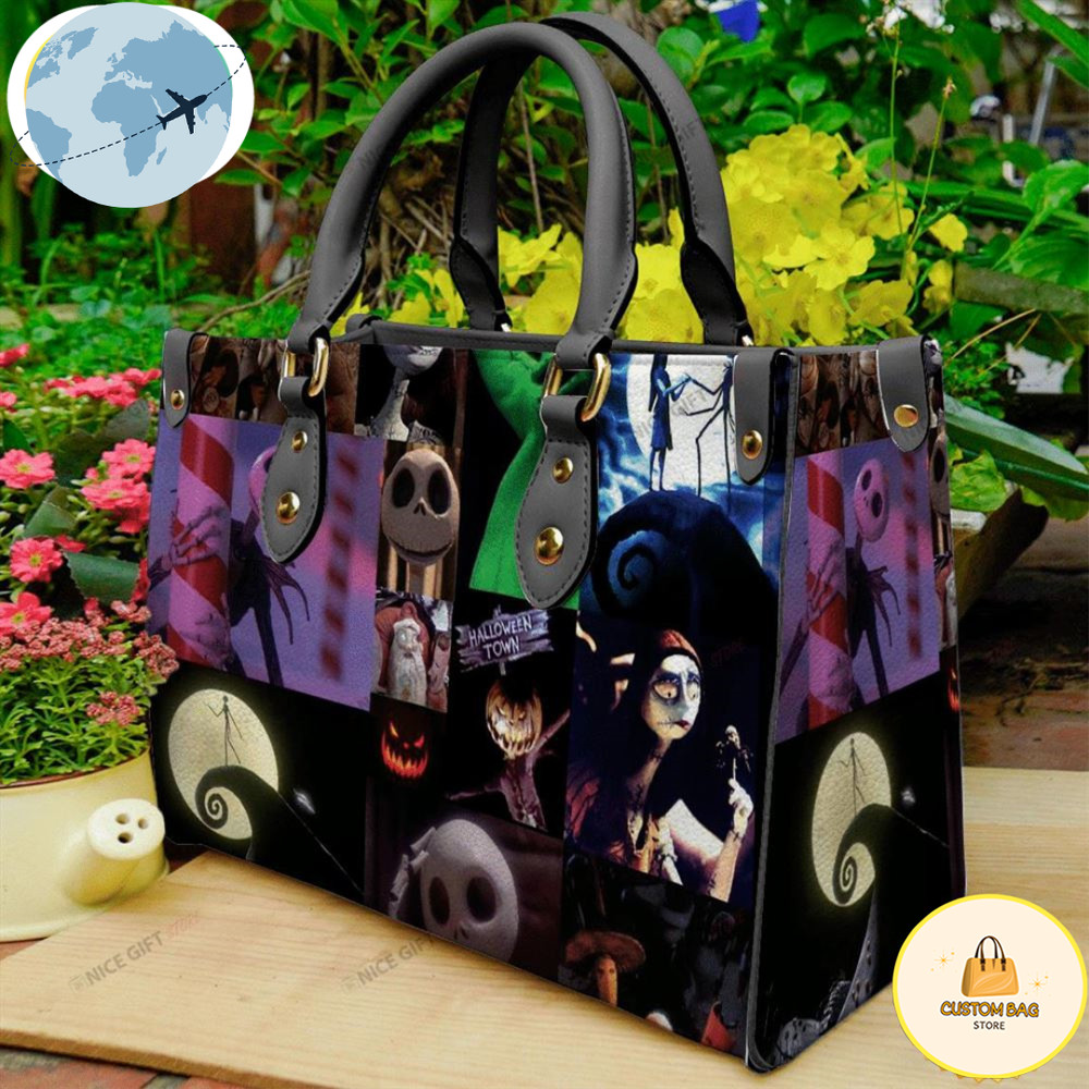 Jack Skellington I Could Be Your Worst Nightmare 3D Leather Bag.jpg
