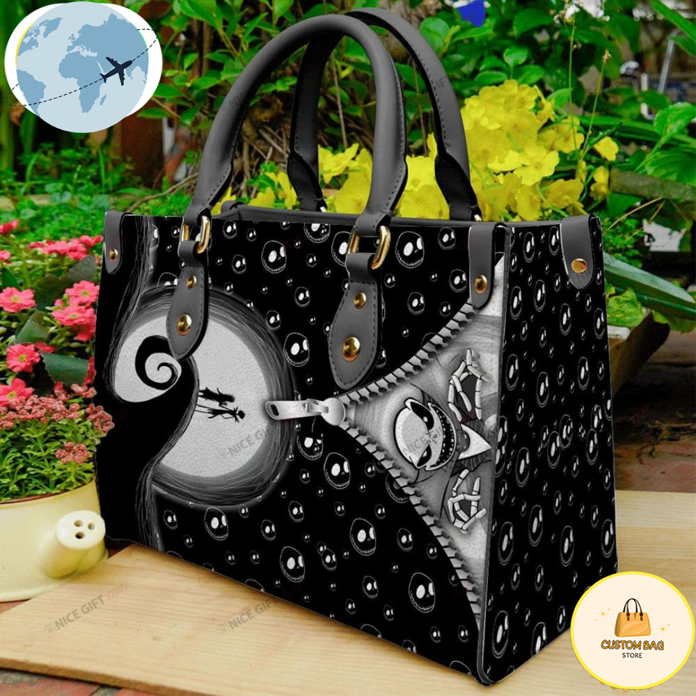 Jack Skellington Halloween Women 3D Leather Bag.jpg