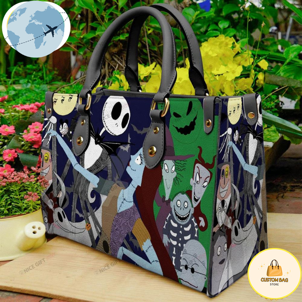 Jack Skellington Women Halloween Leather Bag.jpg