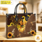 Butterfly Sunflowers Leather Bag, Butterfly Handbag, Custom Leather Bag, Woman Handbag.jpg