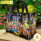 Disney Characters Wallpaper Handbag, Leather Disney Handbag, Mickey Women Bag 3.jpg