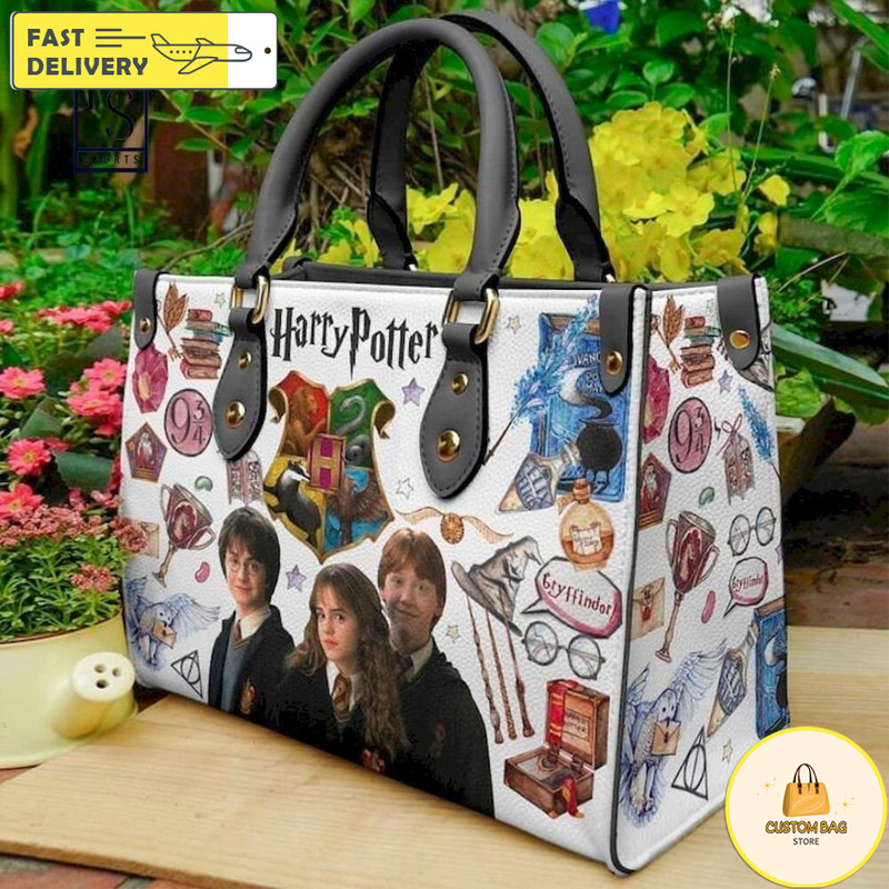 Harry Potter Handbag, Custom Harry Potter Leather Bag, Harry Shoulder Bag 11.jpg