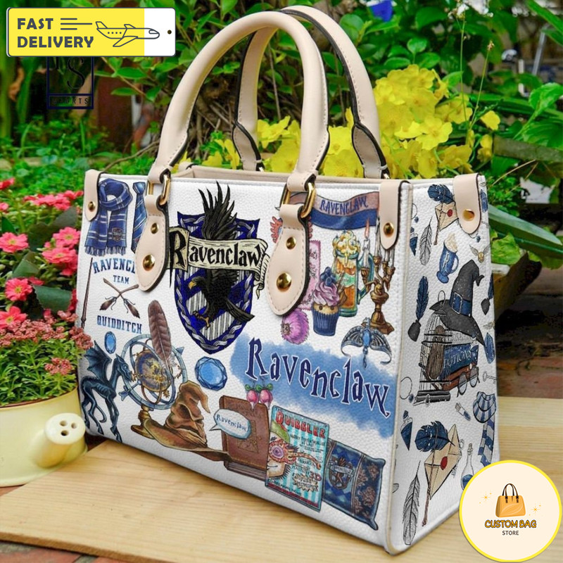 Harry Potter Ravenclaw Leather Bag Women Leather Hand Bag, Women Leather Bag, Music Trending Handbag.jpg