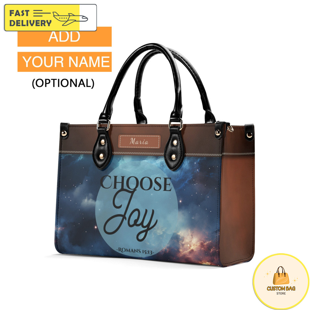 Personalized Leather Bag Custom Name Handbag, Christian Bag Bible Verses Bag Gifts for Women Mom 1.jpg