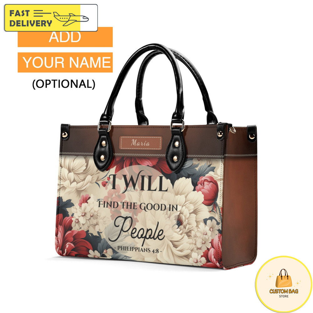 Personalized Leather Bag Custom Name Handbag, Christian Bag Bible Verses Bag Gifts for Women Mom 2.jpg