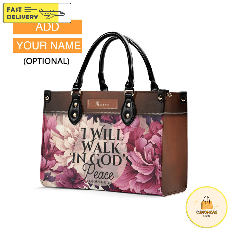 Personalized Leather Bag Custom Name Handbag, Christian Bag Bible Verses Bag Gifts for Women Mom 7.jpg