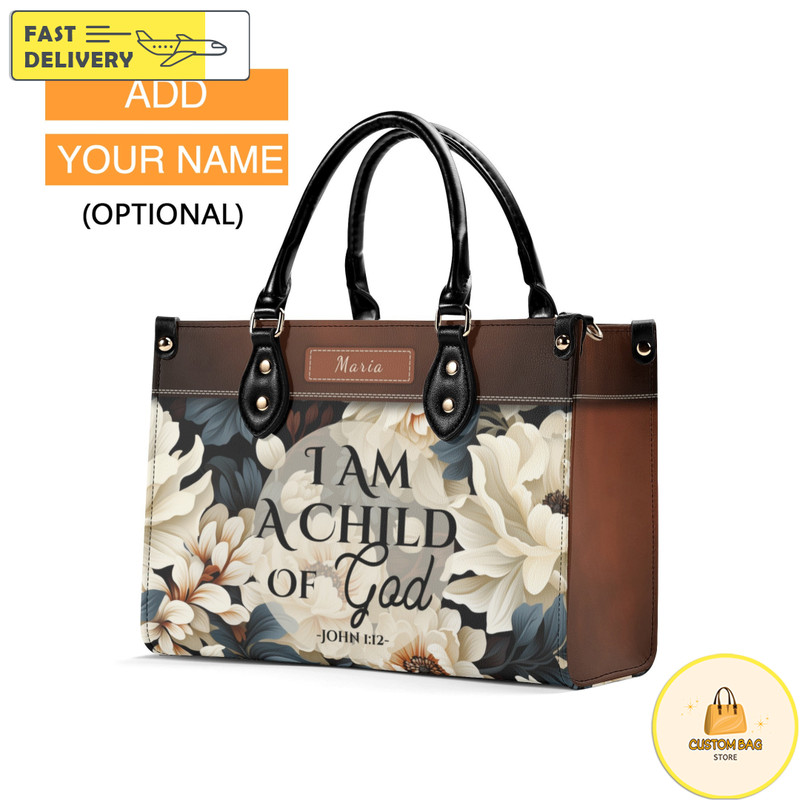 Personalized Leather Bag Custom Name Handbag, Christian Bag, Bible Verses, Bag Gifts for Women, Mom.jpg