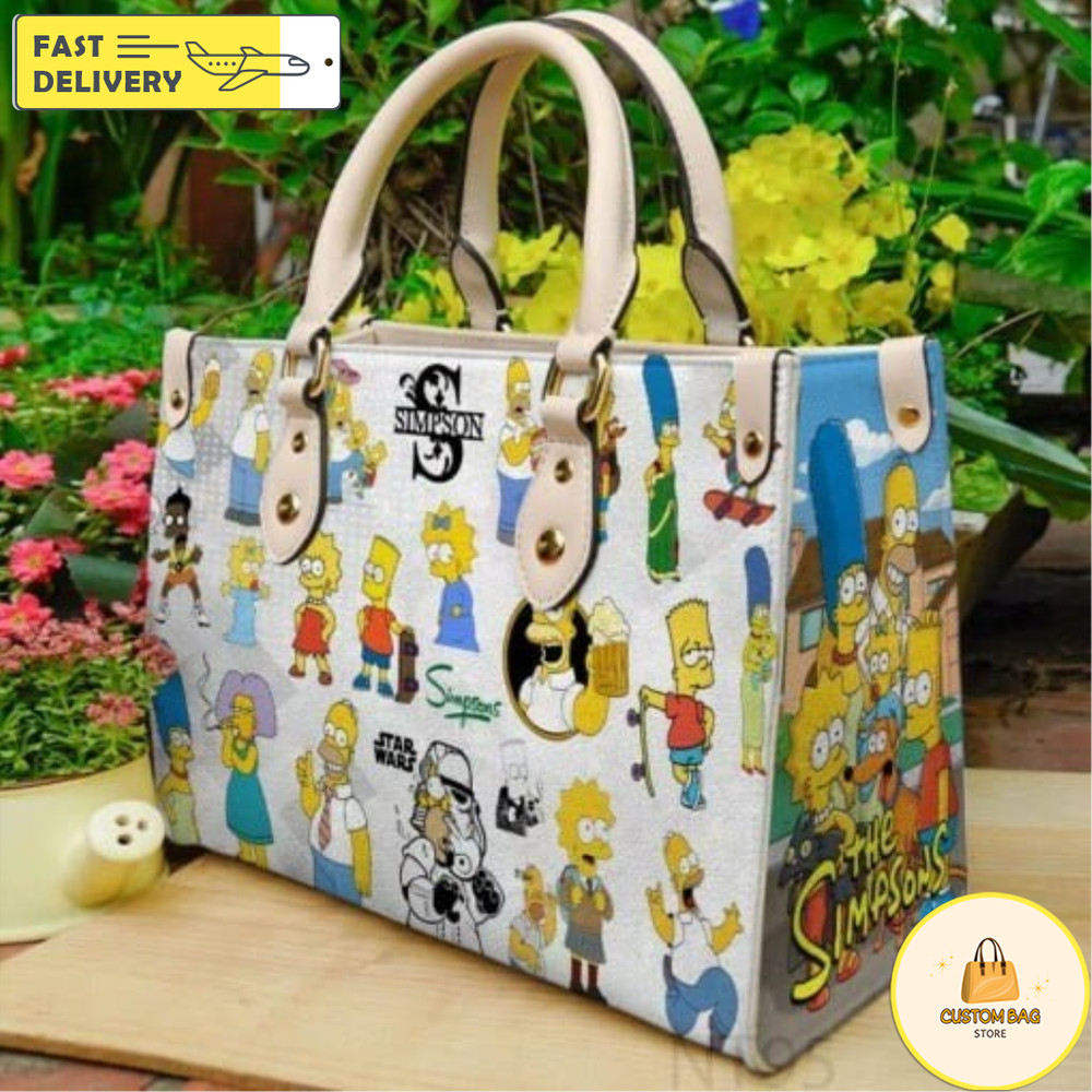 The Simpsons Leather Handbag,The Simpsons Bag,Simpsons Lovers Handbag.jpg