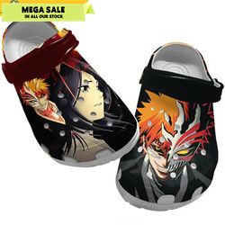 kuchiki rukia mask ichigo bleach crocs, anime gifts