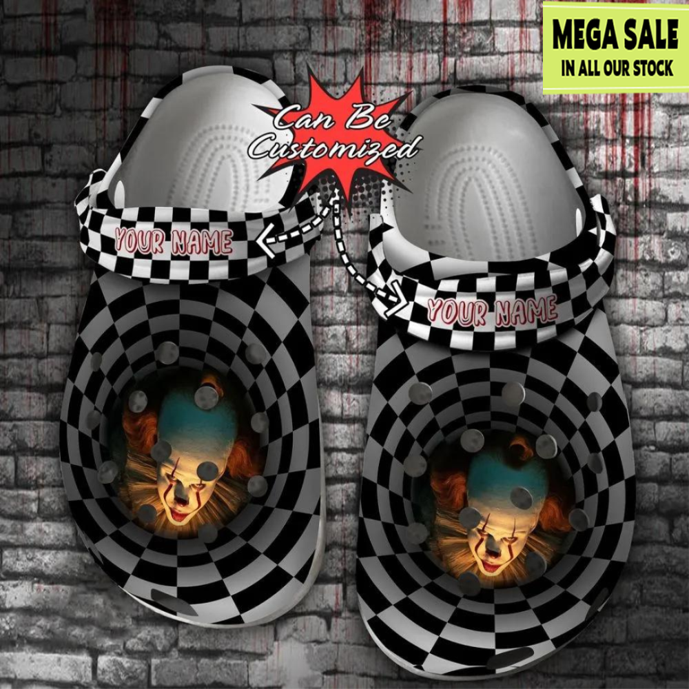 3D Pennywise Classic Crocs For Mens Womens - T-shirts Low Price.jpg