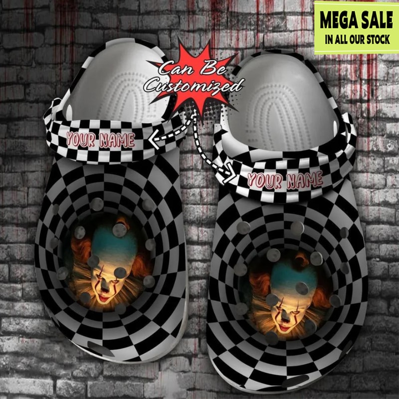 3D Pennywise Classic Crocs For Mens Womens - T-shirts Low Price.jpg