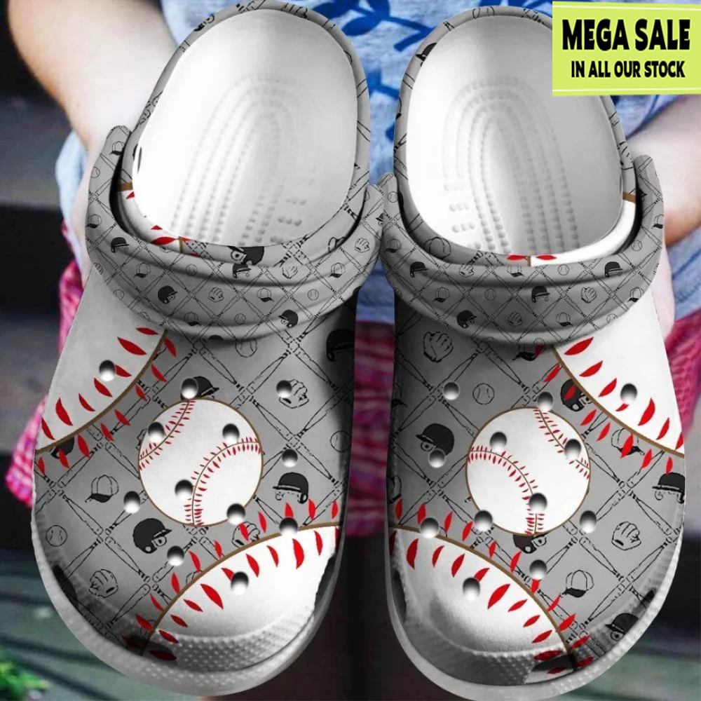 Baseball Crocs Clog Shoes Crocs For Men - T-shirts Low Price.jpg