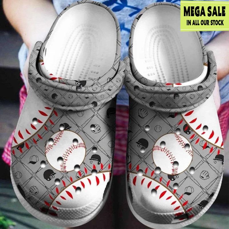 Baseball Crocs Clog Shoes Crocs For Men - T-shirts Low Price.jpg