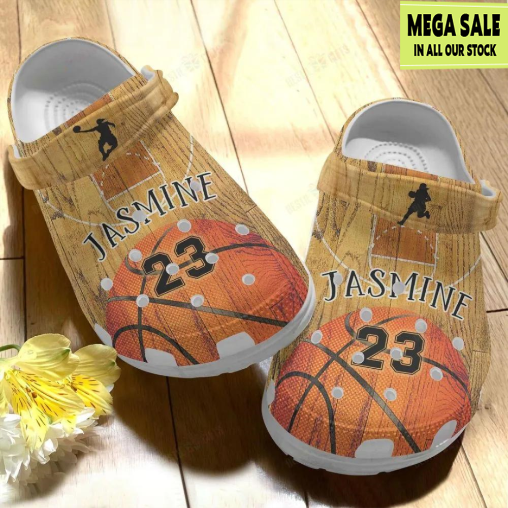 Basketball Crocs Classic Clog Personalized Make It Rain Shoes - T-shirts Low Price.jpg